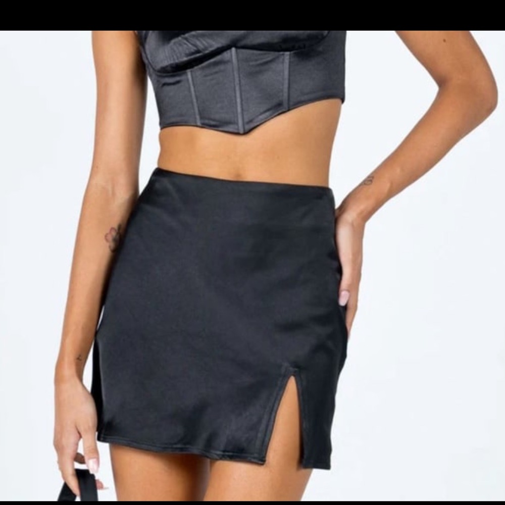 Princess Polly Black Mini Skirt